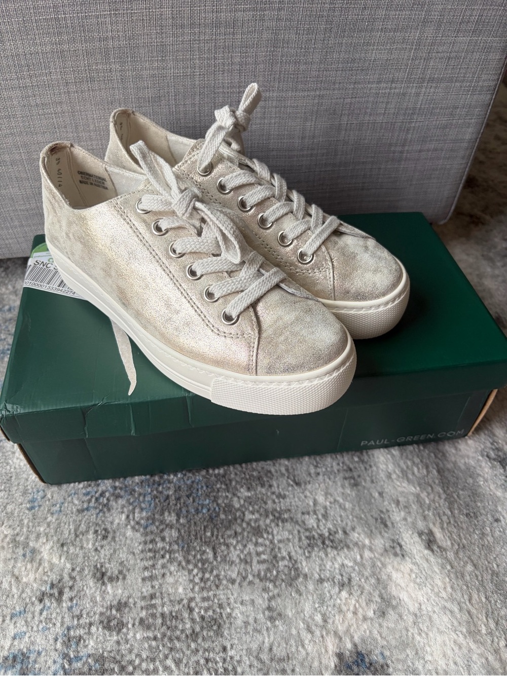 Paul Green Bixby Sneakers Mineral Antic Metallic size Us 6